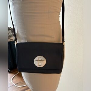 Kate Spade Sally Newbury Lane Navy Blue Saffiano Leather Crossbody Bag